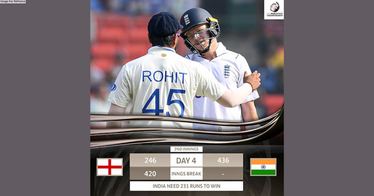 Pope's 196 put England in driver's seat, India need 231 runs to win 1st Test (Day 04, Lunch)